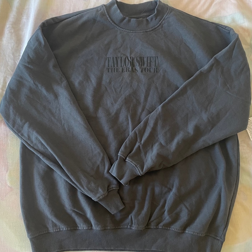Taylor Swift Eras Tour Blue Crewneck **UPDATED TOUR DATES**